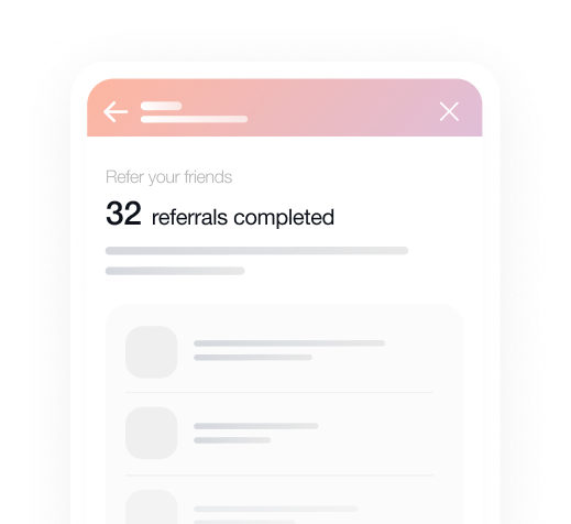 Referral rewards on a Shopify store
