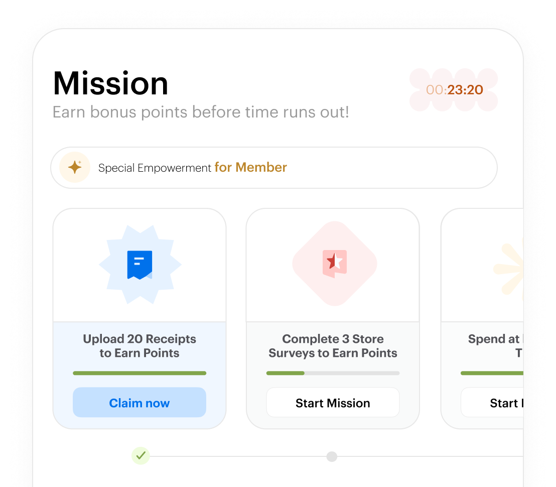 หน้าจอภารกิจและแคมเปญ Gamification ในหลังบ้าน CRM